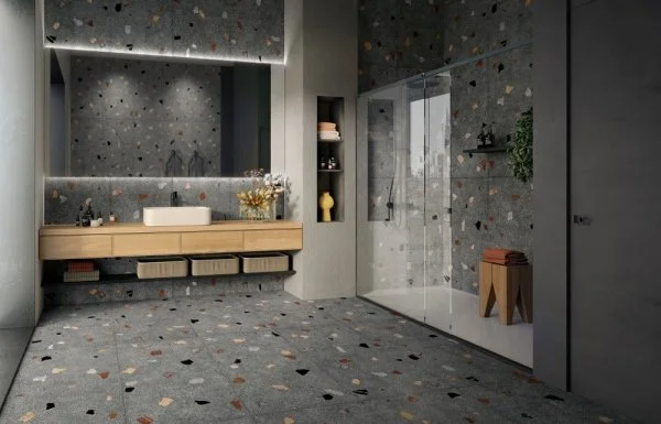 Керамогранит Coliseum Палладио Блэк 60х120 (Натуральный и Реттифицированный) в Сыктывкаре