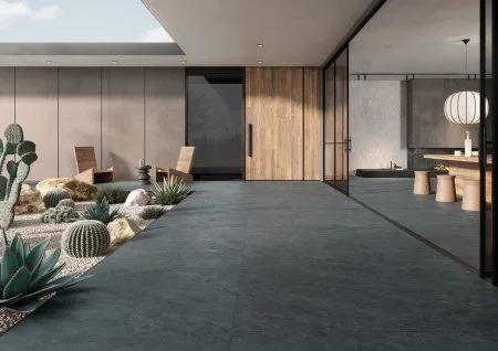 Керамогранит Vitra QuarStone Антрацит 60х120 (Натуральная и Реттифицированная) в Сыктывкаре