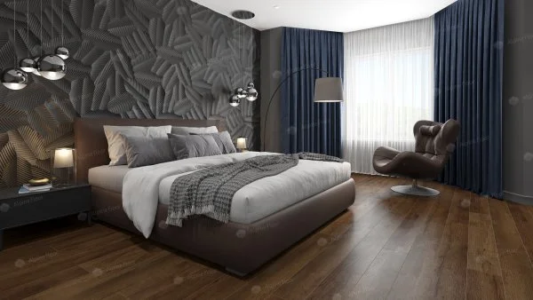 Кварц-виниловая плитка Alpine Floor Premium XL Дуб Шоколадный ЕСО 7-18, 8 мм. 43 класс в Сыктывкаре