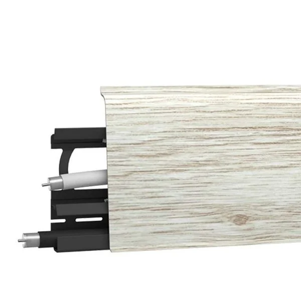 Плинтус пластиковый Arbiton INDO70 135 Дуб Платиновый 2,5 м в Сыктывкаре