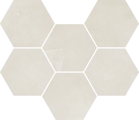 Керамогранит Italon Континуум Полар Мозаика Гексагон (Натуральная 25х29) в Сыктывкаре