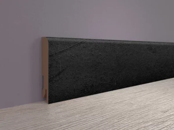 Плинтус MDF Bonkeel 24034 Чёрный Лофт (80х16х2400 мм) в Сыктывкаре
