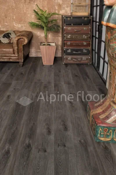 Кварц-виниловая плитка Alpine Floor Premium XL Дуб Торфяной ЕСО 7-11, 8 мм. 43 класс в Сыктывкаре