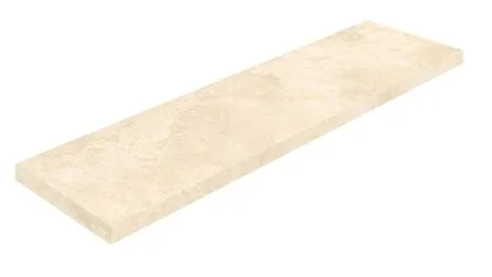 Керамогранит Coliseum Аурелия Уайт Ступень угловая левая (Натуральный, 33х120) в Сыктывкаре