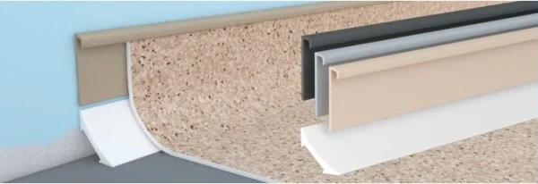 Коннелюрный плинтус Bonkeel Нижняя белая часть (22х22х2200мм) в Сыктывкаре