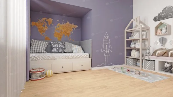 Каменно-полимерная плитка Alpine Floor Classic Дуб Ваниль Селект ECO 106-3, 4мм 43 класс в Сыктывкаре