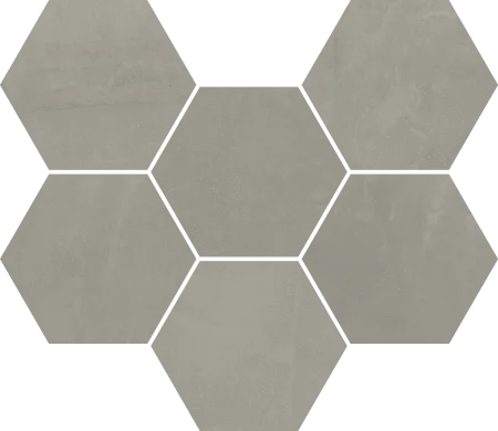 Керамогранит Italon Континуум Айрон Мозаика Гексагон (Натуральная 25х29) в Сыктывкаре