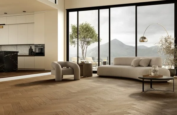 Паркетная доска Quartz Parquet Английская Ёлка Дуб Рустикальный 33-410 в Сыктывкаре