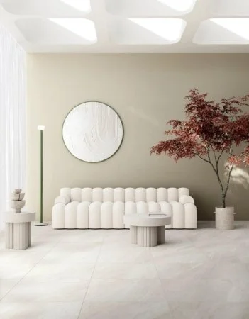 Керамогранит Coliseum Контеа Уайт 60х60 (Натуральный и Реттифицированный) в Сыктывкаре