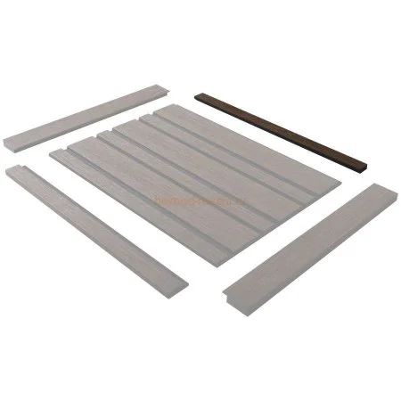 Финишный молдинг LF124B BR396K левый декорированный (31х12х2700мм) в Сыктывкаре