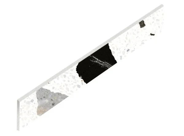 Керамогранит Coliseum Палладио Уайт Плинтус (Натуральный, 7,2х60) в Сыктывкаре