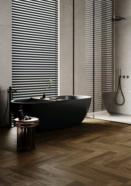 Паркетная доска Quartz Parquet Английская Ёлка Орех Американский 33-400-29 в Сыктывкаре