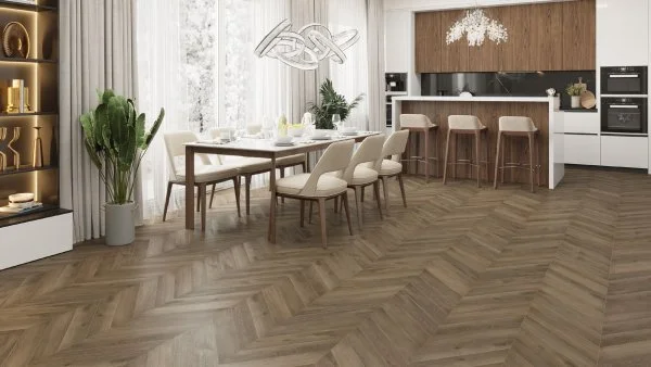 Кварц-виниловая плитка Alpine Floor Chevron Дуб Насыщенный ECO 20-4 (2,5 мм. 43 класс) в Сыктывкаре