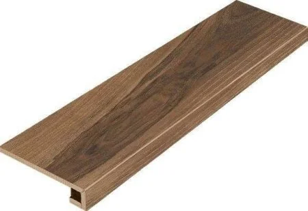 Керамогранит Italon Мезон Волнат ступень угловая правая 330*1200 в Сыктывкаре