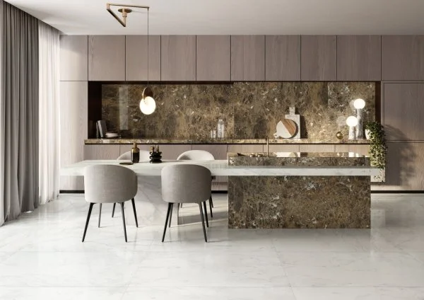 Керамогранит Italon Шарм Делюкс Бьянко Микеланджело 60х120 (Паттинированная и реттифицированная) в Сыктывкаре