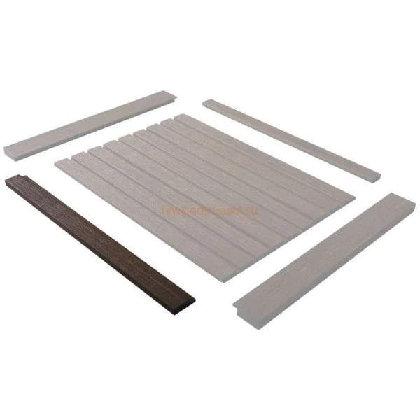 Финишный молдинг LF124A BR396 правый декорированный (42х12х2700мм) в Сыктывкаре