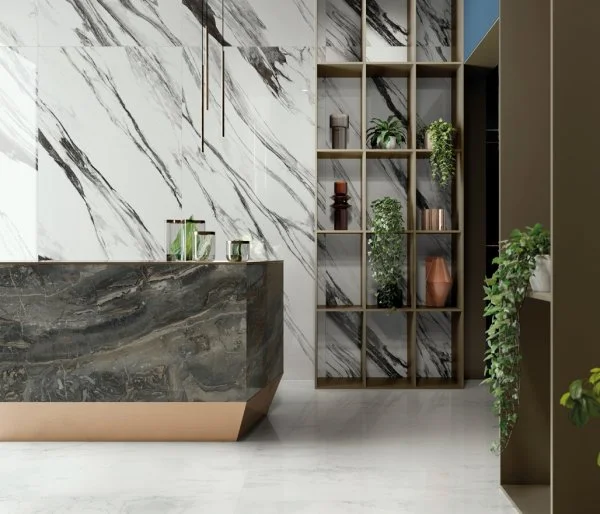 Керамогранит Italon Шарм Делюкс Бьянко Микеланджело 80х160 (Люкс и реттифицированная) в Сыктывкаре