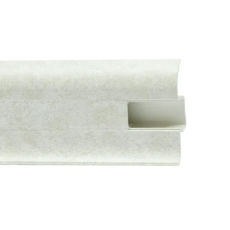 Пластиковый плинтус Royce №860 Белый Кварц (58х22х2200мм) в Сыктывкаре