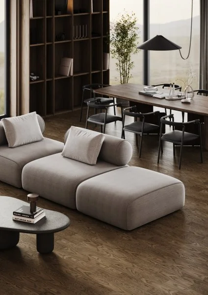 Паркетная доска Quartz Parquet Штучный паркет Дуб Брауни 44-413 в Сыктывкаре