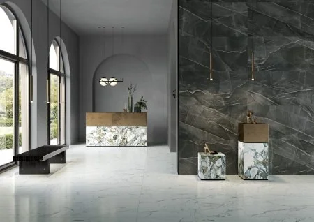 Керамогранит Vitra SityMarble Калакатта Блэк 60х120 (Лаппатированная и Реттифицированная) в Сыктывкаре