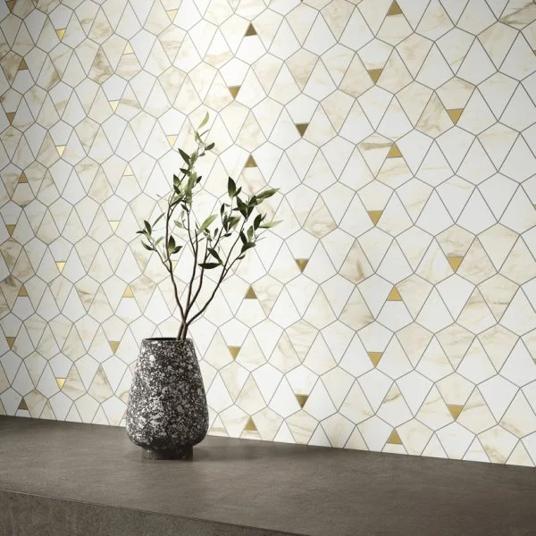 Керамогранит Italon Этернум Каррара Мозаика Вертекс 25.8х30 (Натуральная) в Сыктывкаре