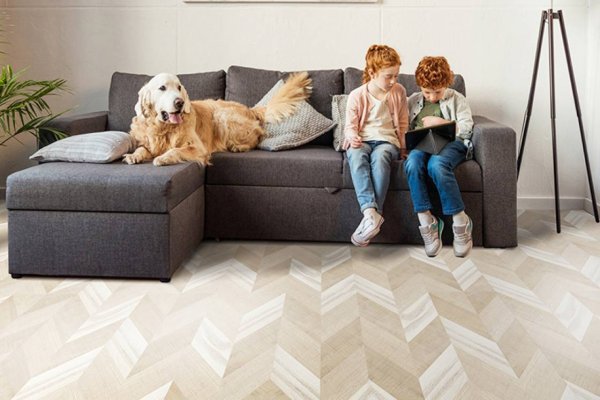 Пробковое покрытие CorkStyle Chevron Creme в #REGION_NAME_DECLINE_PP#
